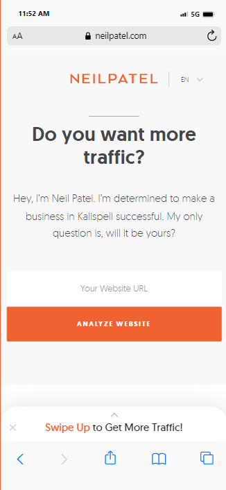 neil-patel-homepage-screenshot